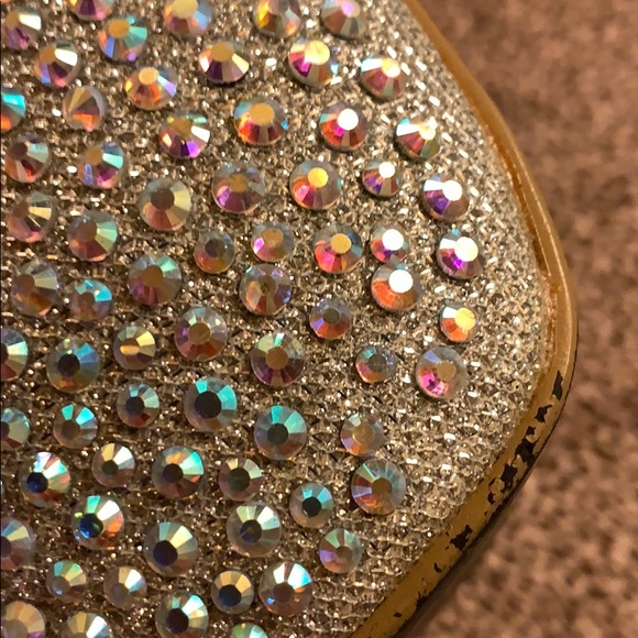 Silver Rhinestone platform booties - Picture 6 of 8